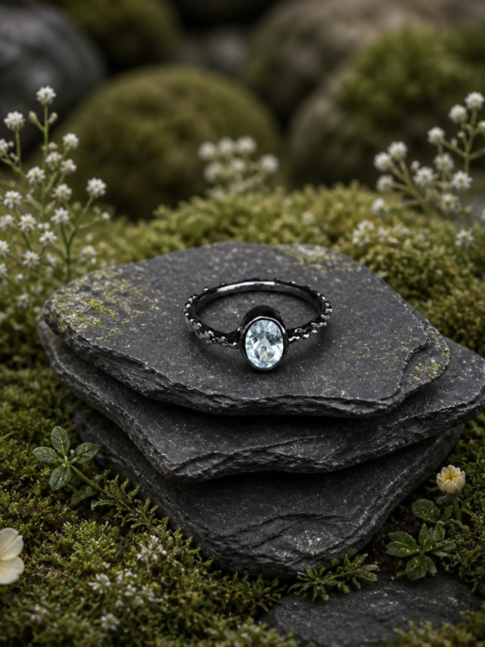 NEW! Blue Topaz Ring